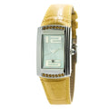 Bicolor-Lederkleid-Uhr