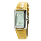 Bicolor-Lederkleid-Uhr