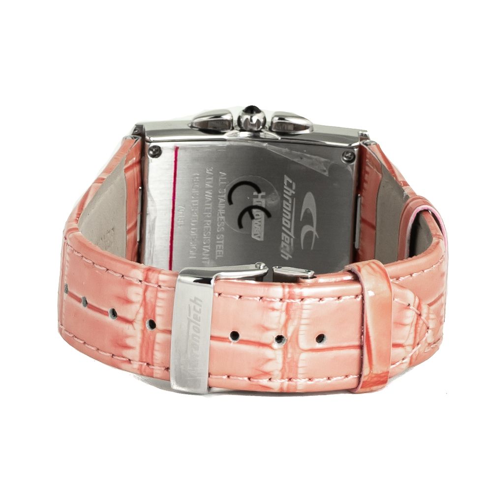 Bunte Leder-Armbanduhr