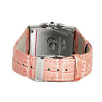 Bunte Leder-Armbanduhr