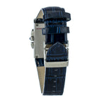 Blue Leather Dress Watch