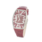 Multicolor Leather Dress Watch