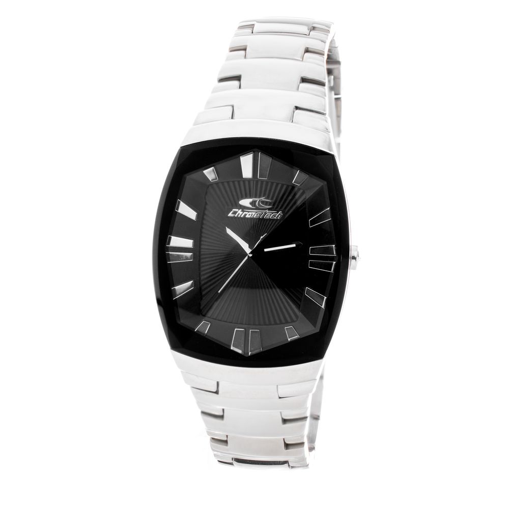 Dresswatch aus silbernem Edelstahl