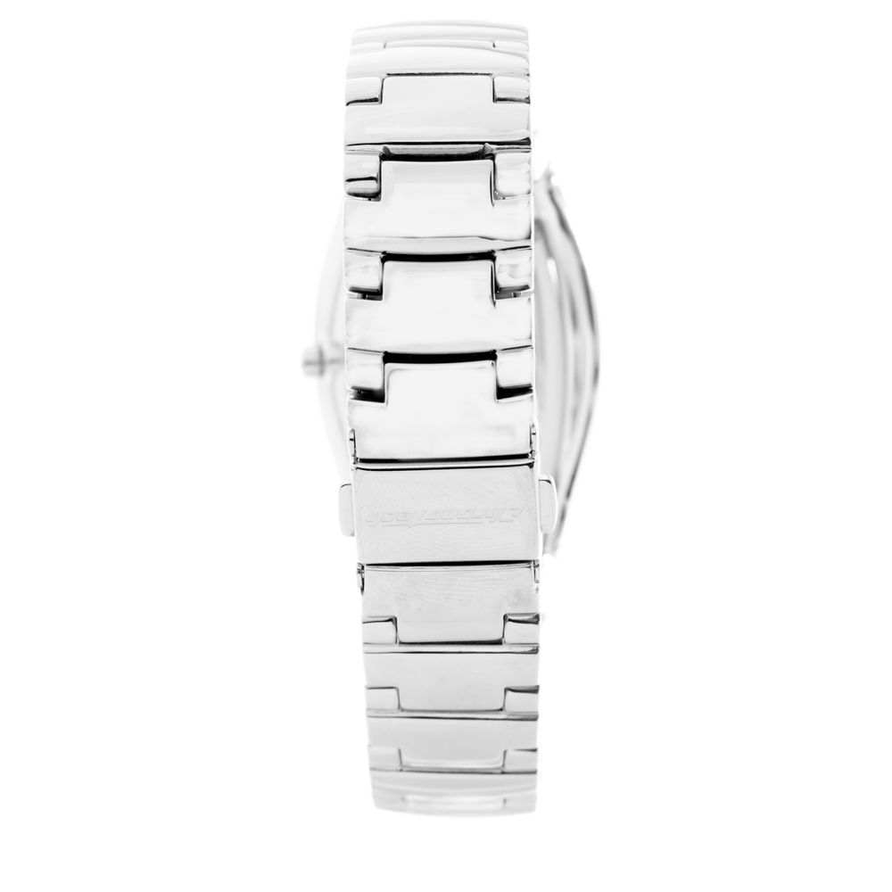 Dresswatch aus silbernem Edelstahl