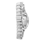 Silberne Edelstahl-Dresswatch