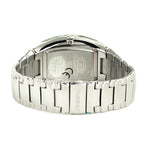 Silberne Edelstahl-Dresswatch