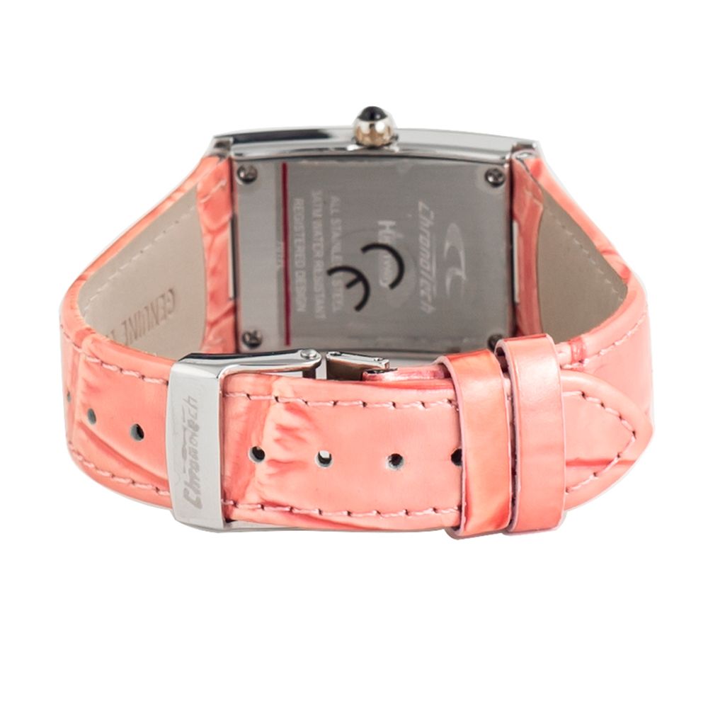 Mehrfarbige Lederarmbanduhr