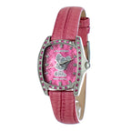 Multicolor Leather Dress Watch