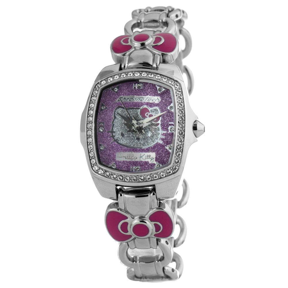 Silberne Edelstahl-Dresswatch