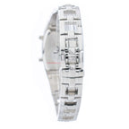 Digitale Armbanduhr aus Edelstahl in Silber