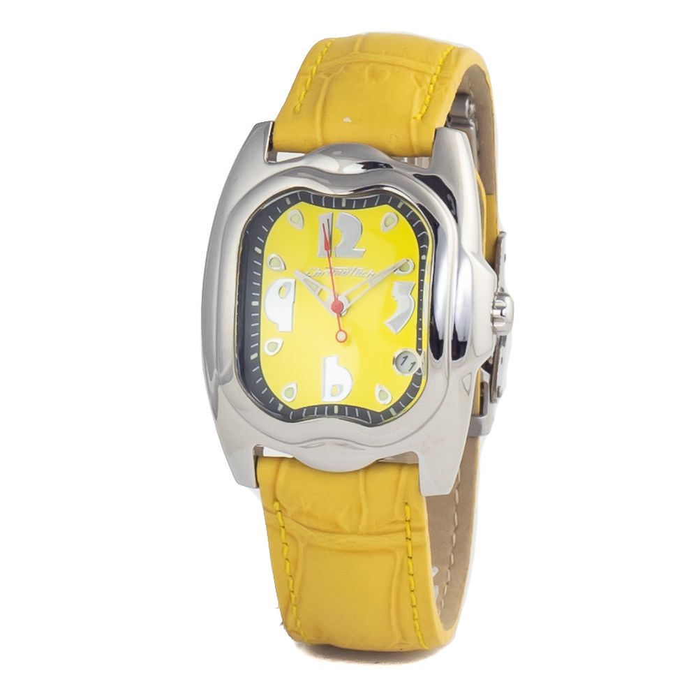 Bicolor Leather Dress Watch