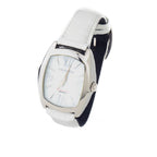 Black Leather Dress Watch