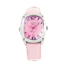 Multicolor Leder-Armbanduhr