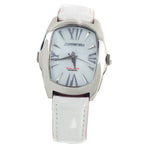 Multicolor Leder-Armbanduhr