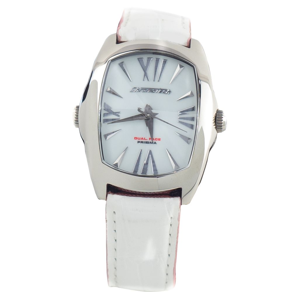 Multicolor Leder-Armbanduhr
