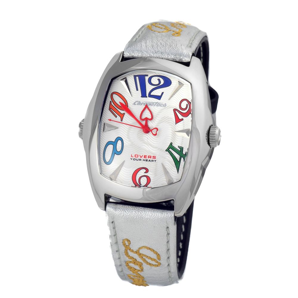 Orologio elegante in pelle nera