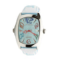 Blue Leather Dress Watch