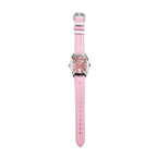 Multicolor Leather Dress Watch