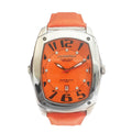 Orologio da donna in pelle arancione