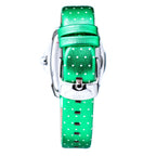 Bicolor Leather Dress Watch