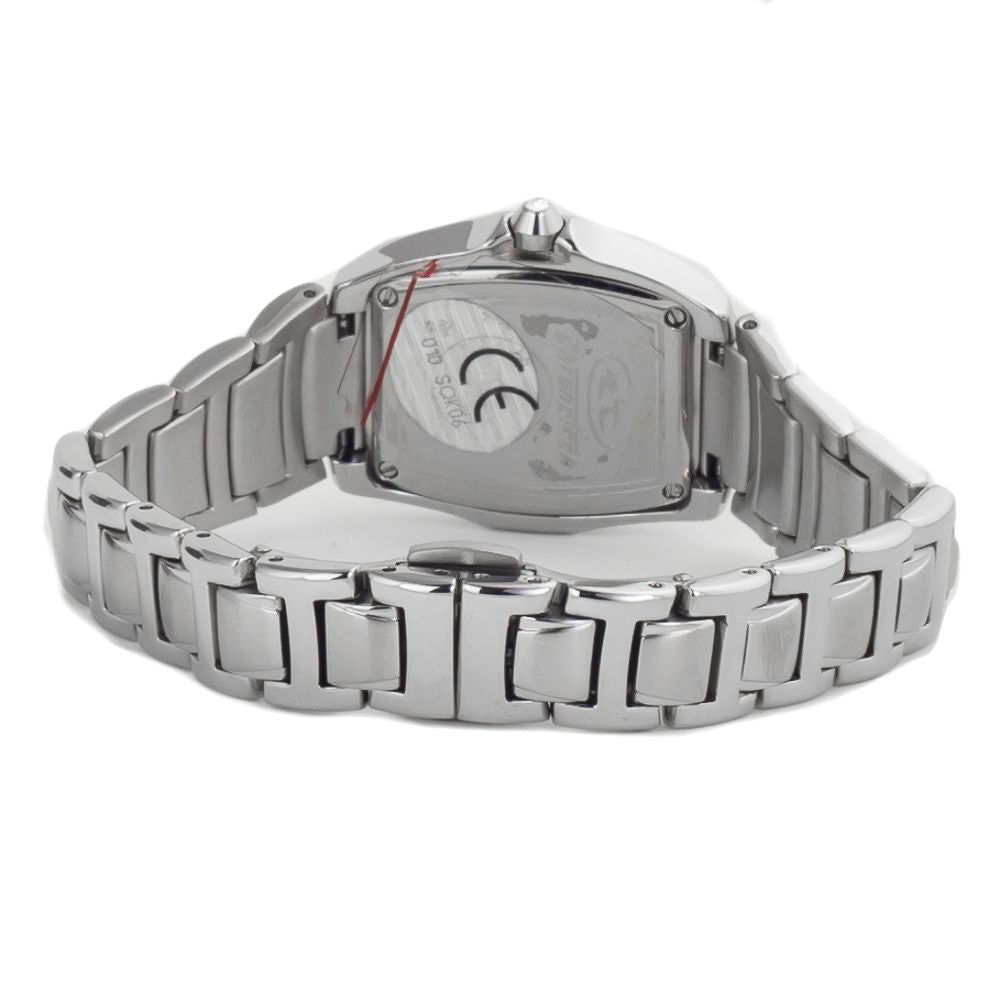 Orologio elegante in acciaio inossidabile argento