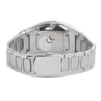 Armbanduhr aus silberfarbenem Edelstahl