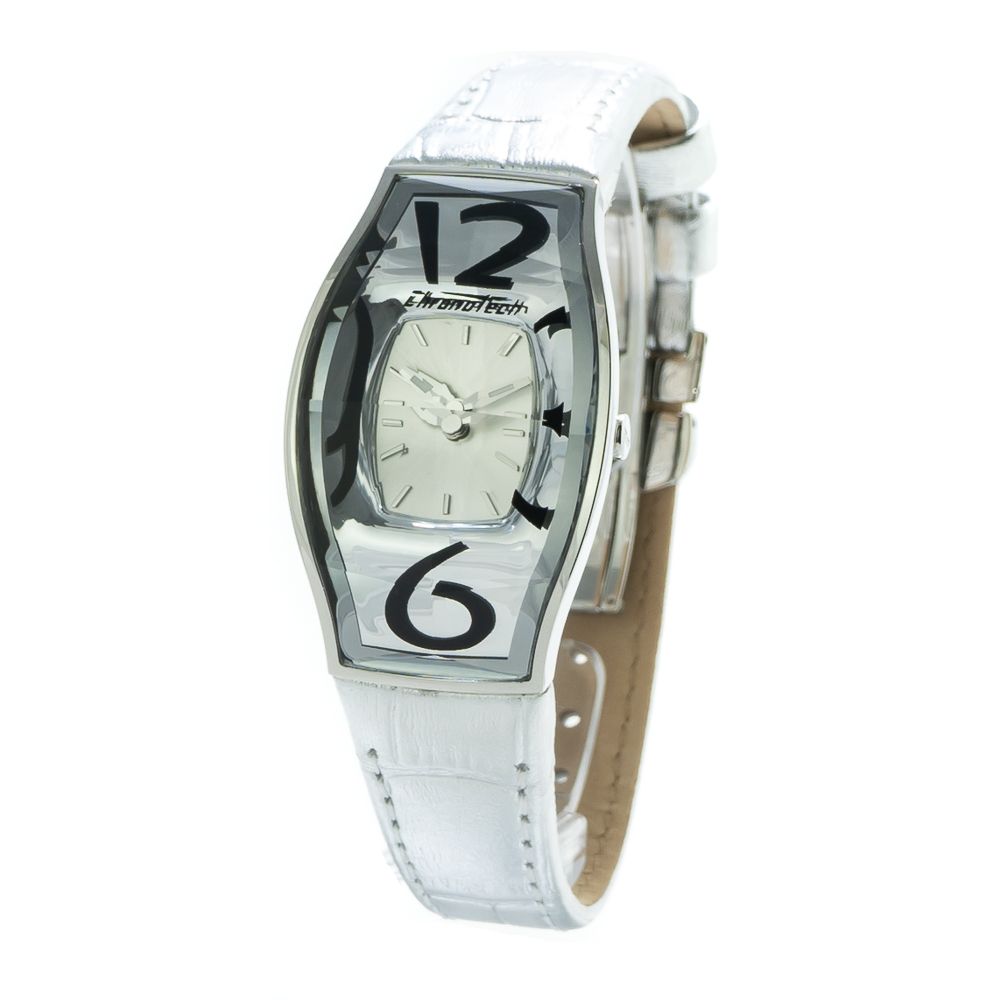 Orologio Da Donna In Pelle Argentata