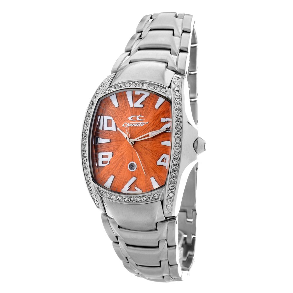 Orologio con bracciale in acciaio inossidabile argento