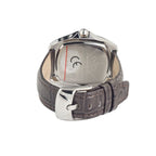 Orologio elegante in pelle nera
