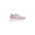 Purple Leather Low Top Sneakers