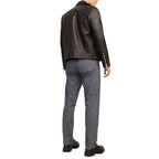 Pantalone casual in cotone grigio