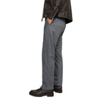 Pantalone casual in cotone grigio