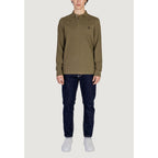Green Cotton Long Sleeve T-Shirt