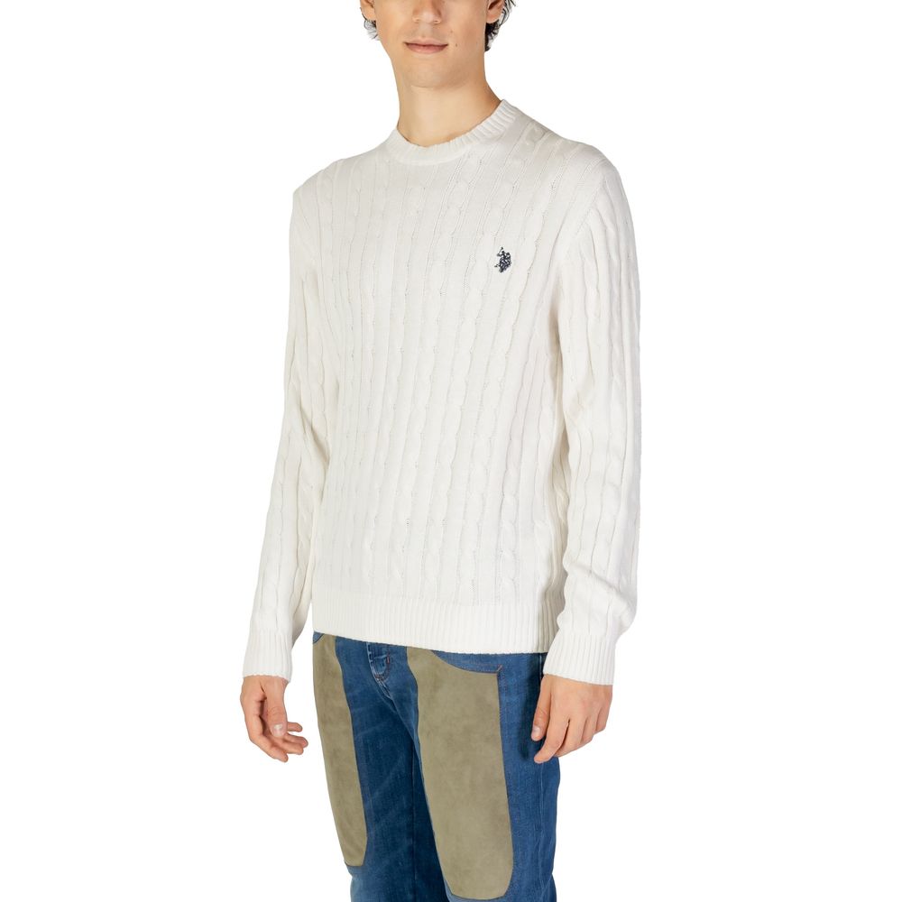 Weißes Baumwollsweatshirt