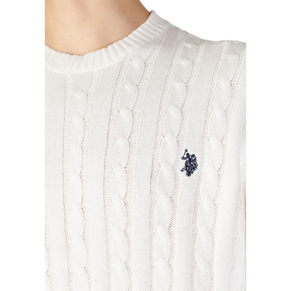 Weißes Baumwollsweatshirt