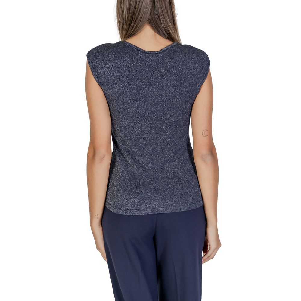 Blaue Viskose-Tanktops