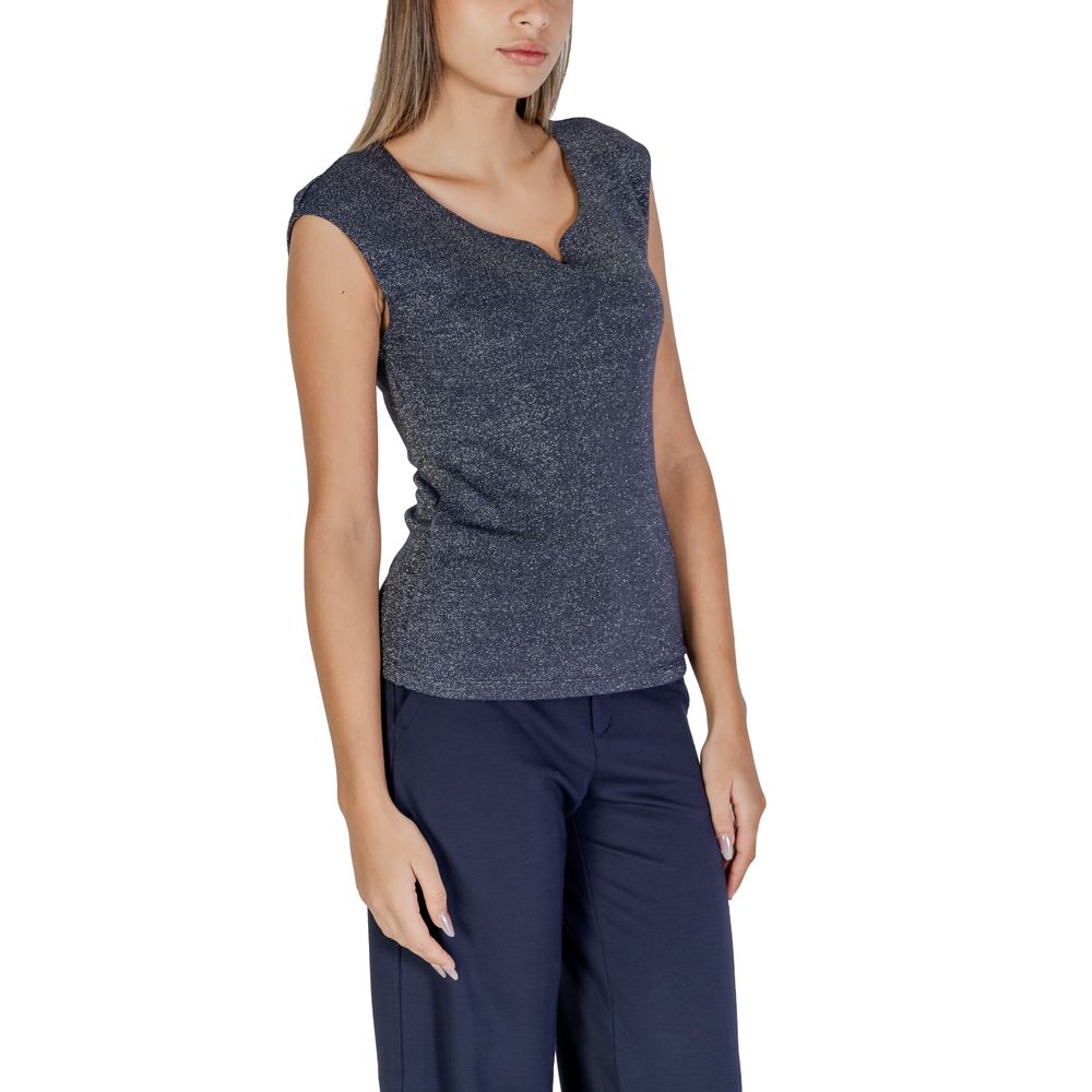 Blaue Viskose-Tanktops