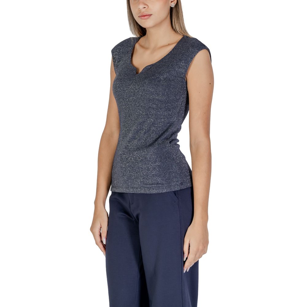 Blaue Viskose-Tanktops