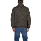 Grüne Polyesterjacke