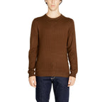 Braunes Viskose-Sweatshirt