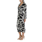 Black Recycled Polyester Long Dress