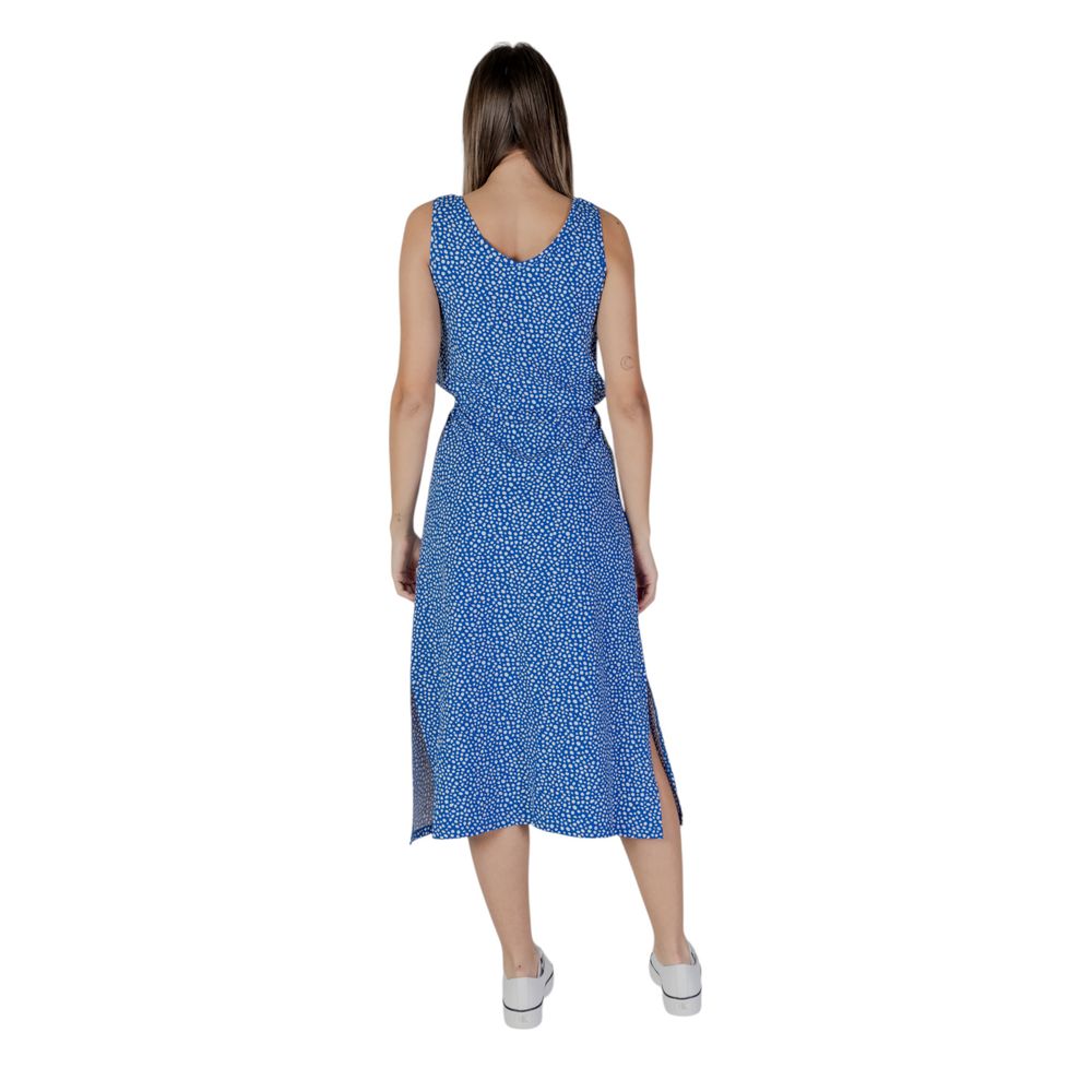 Weißes langes Kleid aus Baumwolle