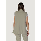 Green Polyester Waistcoat