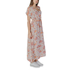 Multicolor Cotton Long Dress