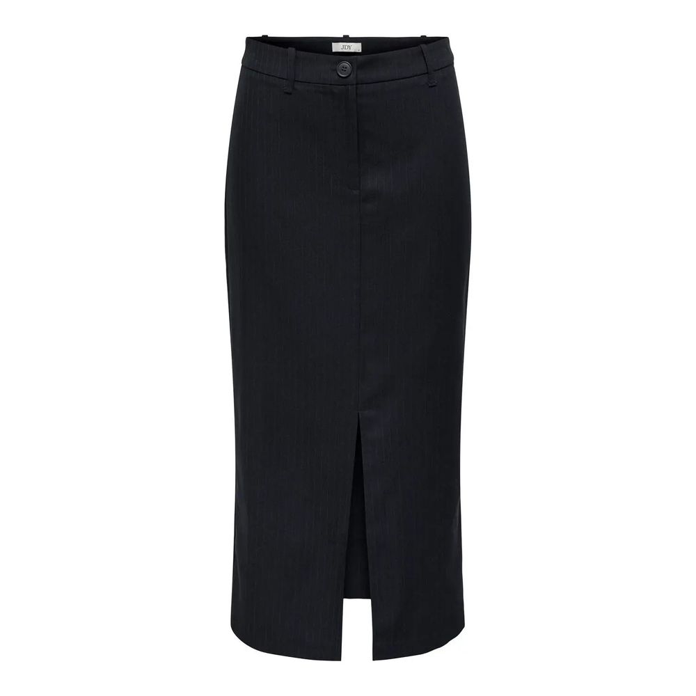 Grauer Polyester-Maxirock