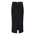 Grauer Polyester-Maxirock