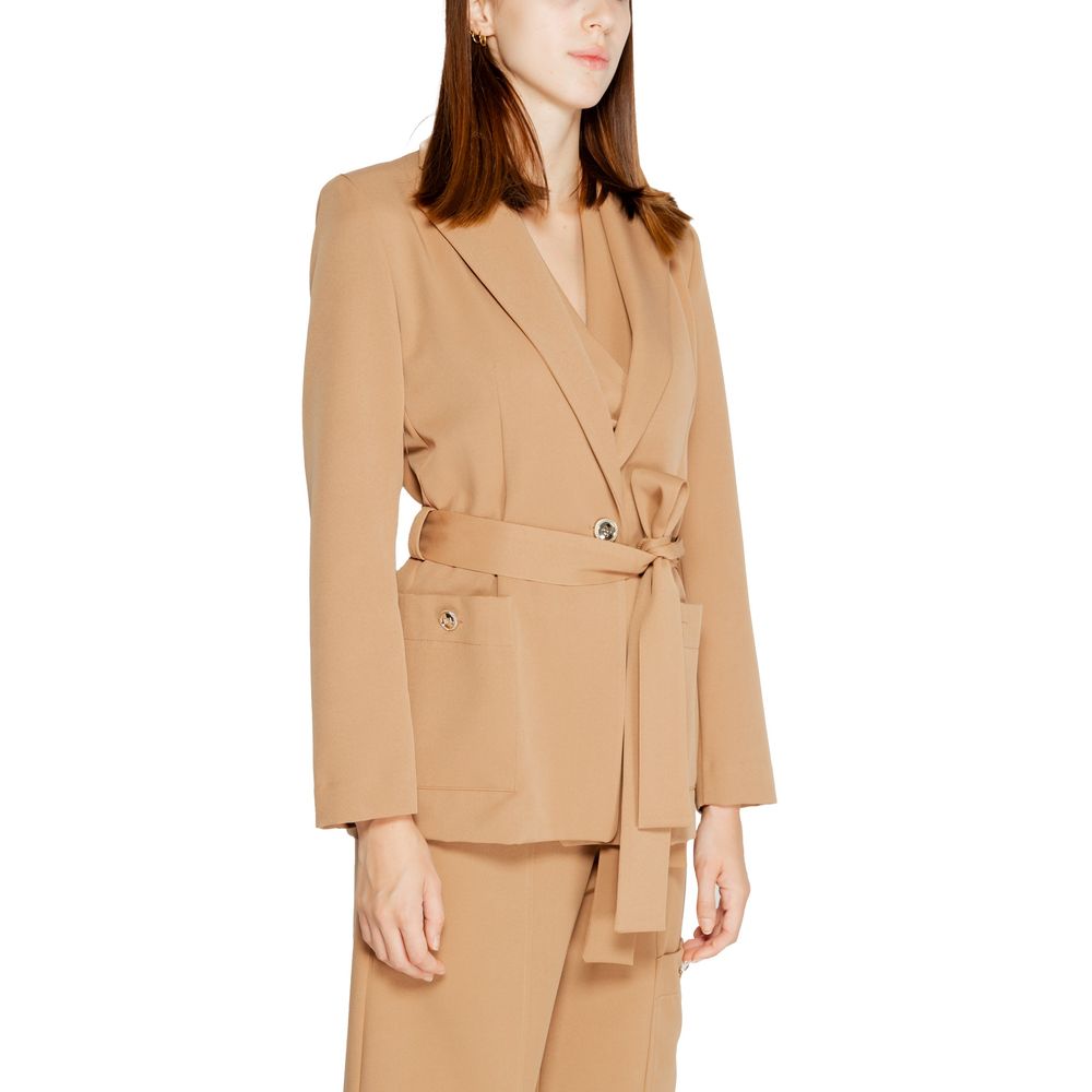 Beige Polyester-Blazer