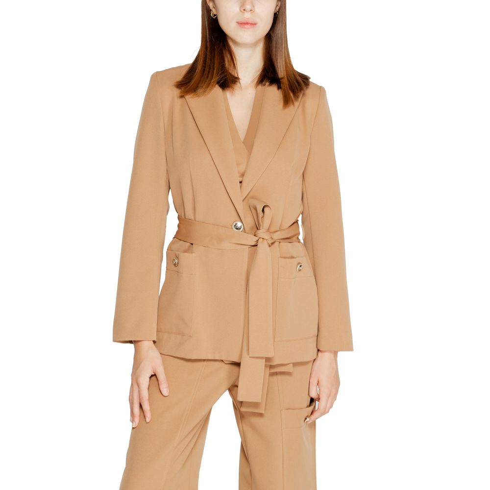 Beige Polyester-Blazer