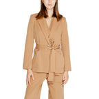 Beige Polyester-Blazer