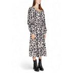 Gray Viscose Long Dress